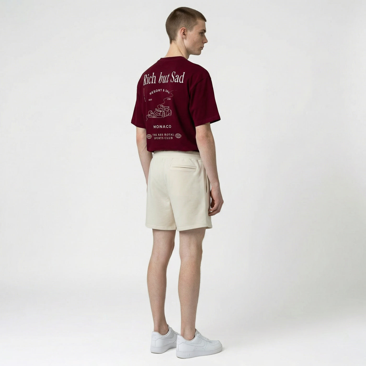 Rich But Sad “Volley” Tennis Shorts