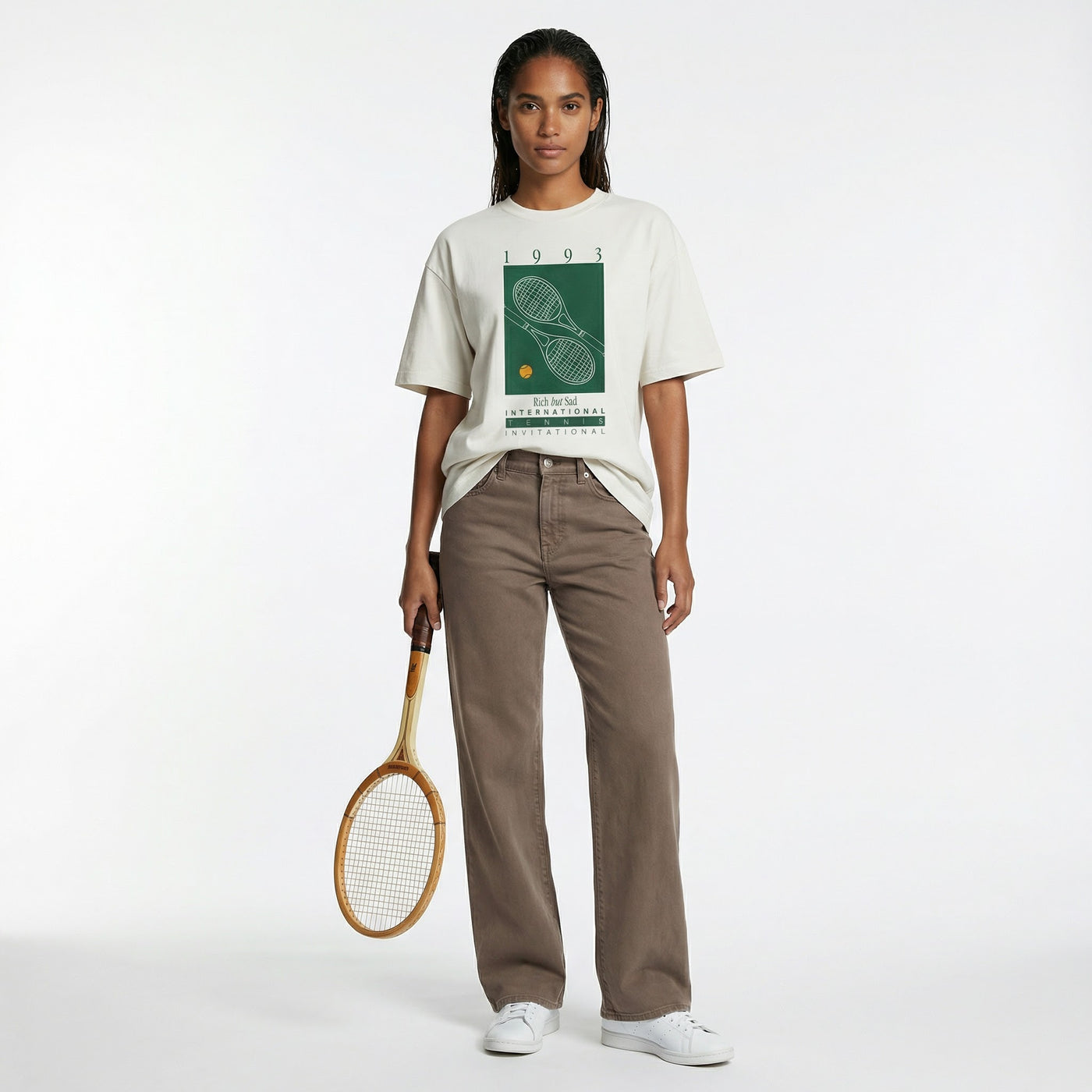 Rich But Sad 1993 International Tennis Invitational Tee